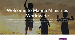 Desktop Screenshot of mannaministries.org