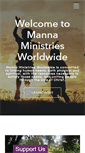 Mobile Screenshot of mannaministries.org