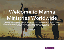Tablet Screenshot of mannaministries.org
